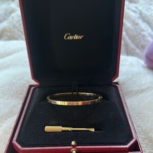Cartier Gold small Love Bracelet w/tool and box